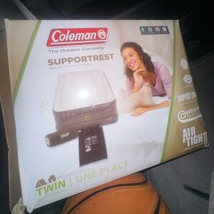 Coleman SupportRest Airbed in White and Brown